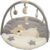 Bieco Krabbeldecke mit Spielbogen für Babys, Schlafbär | ∅ ca. 90 cm | süße Mobile Spieldecke Baby | Activity Center Baby Gym | Spielmatte Baby |…