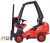 BIG – Linde Forklift – Kindergabelstapler, Spielfahrzeug mit Präzisionskettenantrieb, verstellbarer Sitz, bis 50 kg, Linde Lizenz, für Kinder ab 3…