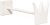 BioKinder 22194 Betthimmelhalter Himmelstange Aufhängung Krone aus Massivholz Kiefer 44 cm weiß lasiert