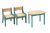 BioKinder – Das gesunde Kinderzimmer Kindersitzgruppe »Levin«, mit Tisch und zwei Stühlen, Sitzhöhe 30 cm
