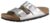 Birkenstock »Arizona Kids Inspired« Pantolette in Metallic-Optik, schmale Schuhweite