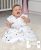 BISOO Schlafsack Baby Winter 1 TOG – Babyschlafsack Neugeborene 0-6 Monate – Winterschlafsack Baby – 100% Baumwolle Oeko-TEX – Sternennacht Design…
