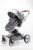 Blij´r Sport-Kinderwagen »Stef 2in1 Luxus Kombi Kinderwagen mit Babyschale 360 Grad drehbar Buggy grau Baby«