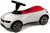 BMW Sportliche Neuauflage Baby Racer III weiß/Himbeerrot komfortablem Softsitz Hupe