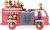 BOARTI das Original Kinder Regal Feuerwehr small in Rot, Feuerwehrauto geeignet für die Toniebox und ca. 20 Tonies – zum Spielen und Sammeln