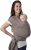Boba Baby Wrap, Grey – das elastische Tragetuch aus weichem Sommersweat, sehr einfach zu binden, ideal für Neugeborene und Kleinkinder bis 16kg