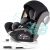 Bonio Kindersitz 360 ° Drehbar Autositz ISOFIX Gruppe 0+/1/2/3 (0-12 Jahre alt) 0-36kg mit Seitenschutz (Schwarz 4)