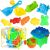 BRAMBLE 13-teiliges Sandspielzeug Set inkl. Aufbewahrungstasche – Strandspielzeuge für Kinder