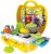 Brigamo to go im Koffer Spielzeugset, Spielzeug Küche Kinderküche Set