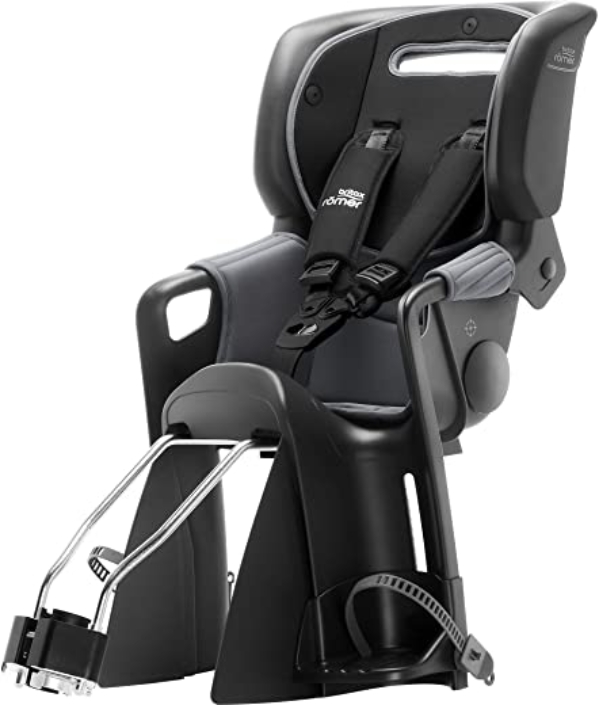 Britax Römer Kinderfahrradsitz 9 Monate – 5 Jahre I 9 – 22 kg I JOCKEY 3 COMFORT Gruppe 2/3 I Black/Grey