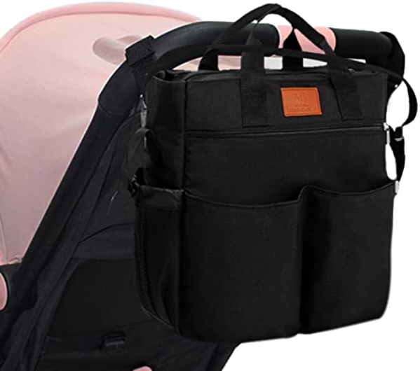 Buggy Kinderwagen Organizer Kinderwagentasche Wickeltasche Wickelrucksäcke Baby Universale Multifunktionale Große Aufbewahrungstasche…