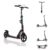 Byox Cityroller »Kinderroller Contrast«, klappbar, Handbremse, Seitenständer, Flaschenhalter