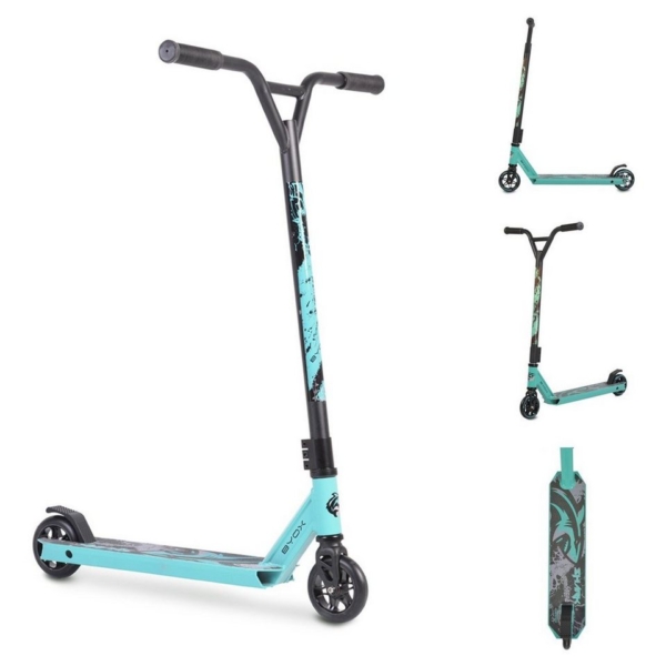 Byox Cityroller »Kinderroller Shark«, Aluminium, TPR-Griffe, PU-Räder, ABEC-9 Lager