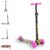 Byox Dreirad »Kinderroller Scooter Rapture«, aus Alu, Wassertransferdruck, PU Leuchträder
