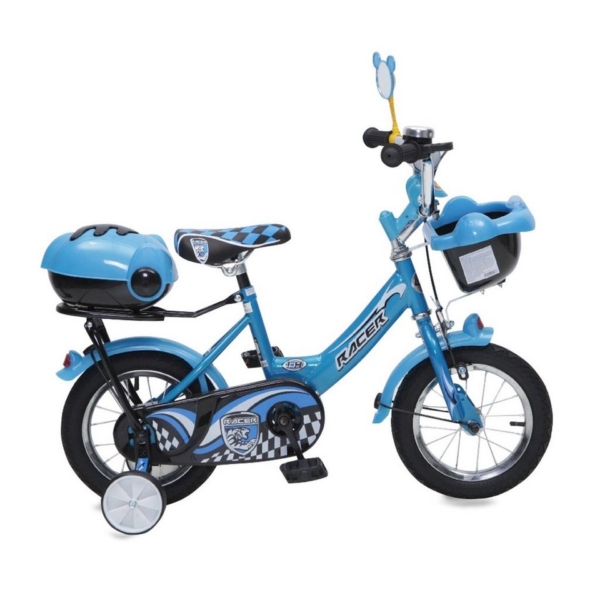 Byox Kinderfahrrad »Kinderfahrrad 12 Zoll 1282«, 1 Gang 1 Gang, keine, Stützräder, Fahrradklingel, Korb, Spiegel