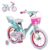 Byox Kinderfahrrad »Kinderfahrrad 16 Zoll Cupcake«, 1 Gang 1 Gang, keine, Stützrädern, Puppensitz, Korb, Metallrahmen