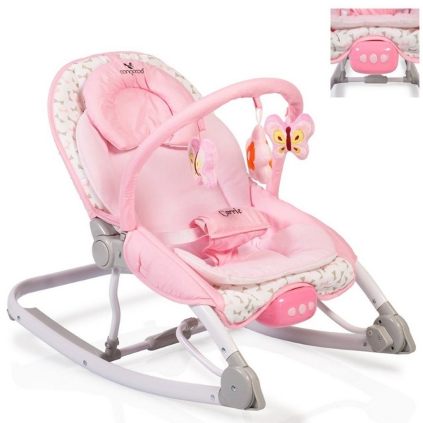 Cangaroo Babywippe »Babywippe Carrie«, mit Musik und Vibration, Spielbogen, ab Geburt