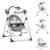 Cangaroo Babywippe »Babywippe Swing Star«, mit Fernbedienung, Musik, Timer und Mobile