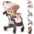 Cangaroo Kinder-Buggy »Kinderwagen, Buggy Mini«, EVA-Reifen Getränkehalter, Fußsack, klappbar