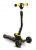 Caretero Tretroller »Kinderroller Tretroller Crazy Hugo Pro Kickboard«, Scooter Leuchträder Frontlicht klappbar schwarz/gelb
