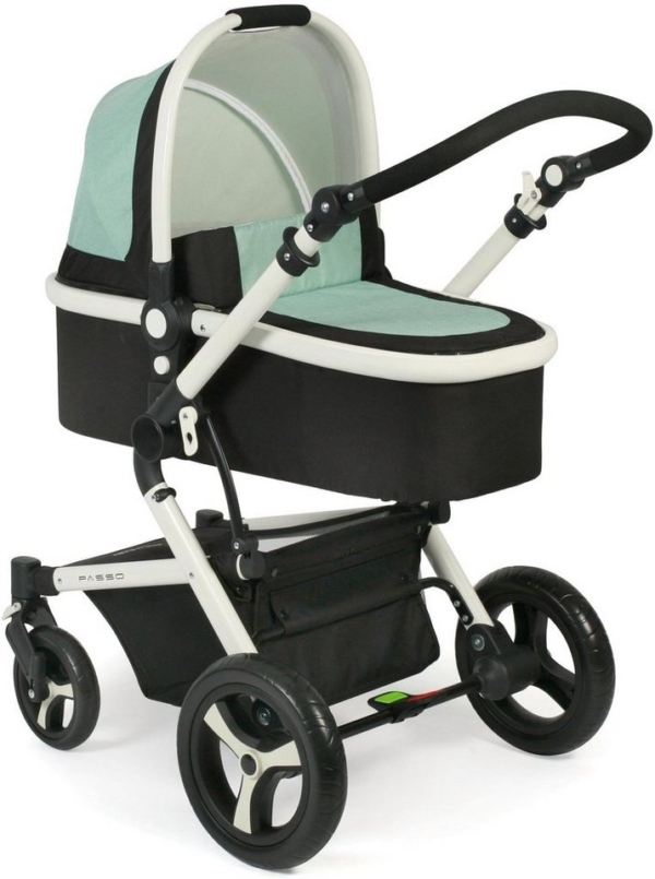 CHIC4BABY Kombi-Kinderwagen »Passo, mint«, ; Kinderwagen