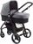 CHIC4BABY Kombi-Kinderwagen »Volare, grau-schwarz«, inklusive Sportsitz; Kinderwagen