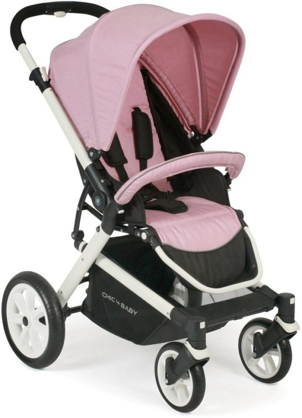 CHIC4BABY Sport-Kinderwagen »Boomer, rosa«, mit schwenk- und feststellbaren Vorderrädern; Kinderwagen, Buggy, Sportwagen, Kinder-Buggy, Kinderbuggy
