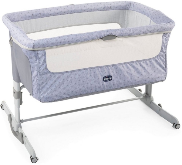 Chicco Beistellbett »Next2Me Dream, Silver«, mit Tragetasche