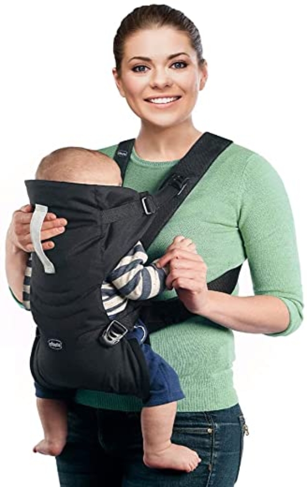 Chicco EasyFit Ergonomische Trage für Babys und Kleinkinder ab der Geburt bis 15 kg, Einfach zu Tragende Babytrage, Babytrage mit Kopf- und…