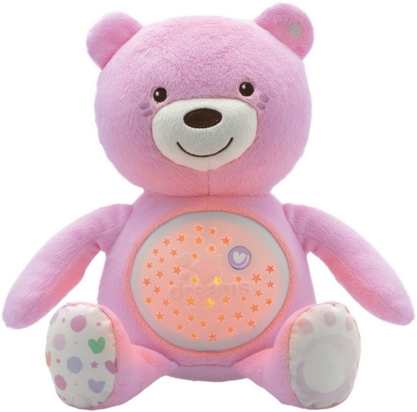 Chicco Kuscheltier »First Dreams Baby Bär, Rosa«, mit Lichtprojektion und Soundfunktion