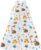 Chilsuessy Sommerschlafsack Baby Schlafsack Kleine Kinder Schlafanzug ohne Ärmel für Sommer und Frühling 100% Baumwolle (110/Baby Höhe 110-125cm,…