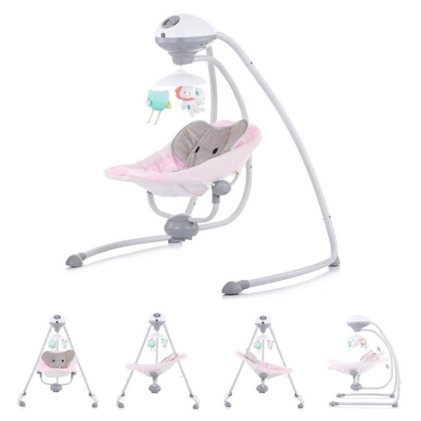 Chipolino Babywippe »Babywippe Aida«, Musikfunktion, Vibration, Mobile, Fernbedienung, Timer