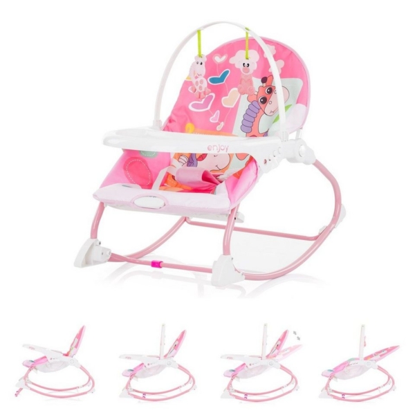 Chipolino Babywippe »Babywippe Enjoy«, Stuhl, Schaukelfunktion, Musikfunktion, Spielbogen
