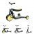 Chipolino Cityroller »Kinderroller Laufrad Dreirad All Ride 4 in 1«, höhenverstellbar