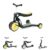 Chipolino Cityroller »Kinderroller Laufrad Dreirad All Ride 4 in 1«, höhenverstellbar