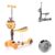 Chipolino Dreirad »Kinderroller, Rutscher Kiddy 2 in 1«, Höhe einstellbar 3 Räder mit Licht