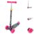 Chipolino Dreirad »Kinderroller Scooter Croxy Evo«, 3 Räder Licht Lenker höhenverstellbar