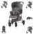 Chipolino Kinder-Buggy »Chipolino Kinderwagen Buggy Mixie«, klappbar, schwenkbare Vorderräder, Sonnendach