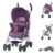 Chipolino Kinder-Buggy »Kinderwagen Buggy Emoji Buggy«, klappbar, verstellbar, Lenkrollen vorne