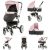 Chipolino Kombi-Kinderwagen »Kinderwagen Angel 2 in 1«, Babywanne, Sportsitz, Abdeckung, Ledergriff