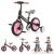 Chipolino Laufrad »Dreirad, Laufrad 2 in 1 Max Bike« 10 Zoll, 10 Zoll Räder, Pedale, Stützräder