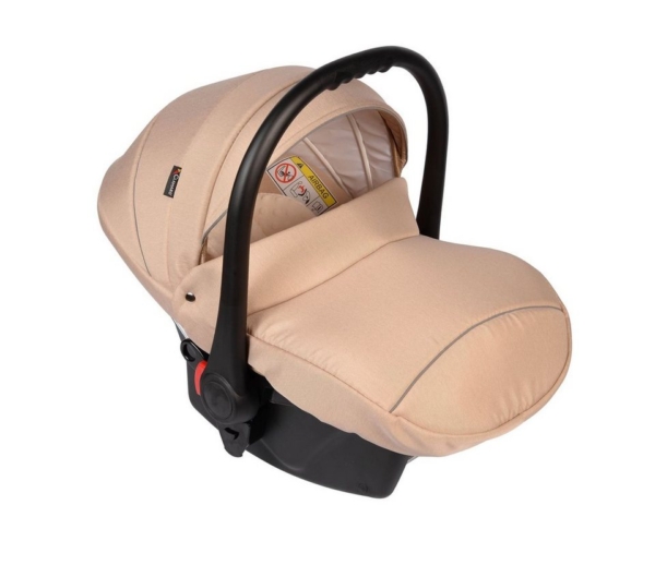 Clamaro Babyschale, 2.95 kg, CLAMARO Babyschale exklusiv belastbar von 0-13 kg mit Fußverdeck. Stoßfeste High-Tech Kunststoffschale, mit…