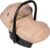 Clamaro Babyschale Auto ‚JUNO black‘ ultraleicht 2,95 kg mit Anti-Shock Schaumstoff, Gruppe 0+ (0-13 kg) ECE-R 44/04 – Baby Autositz inkl….