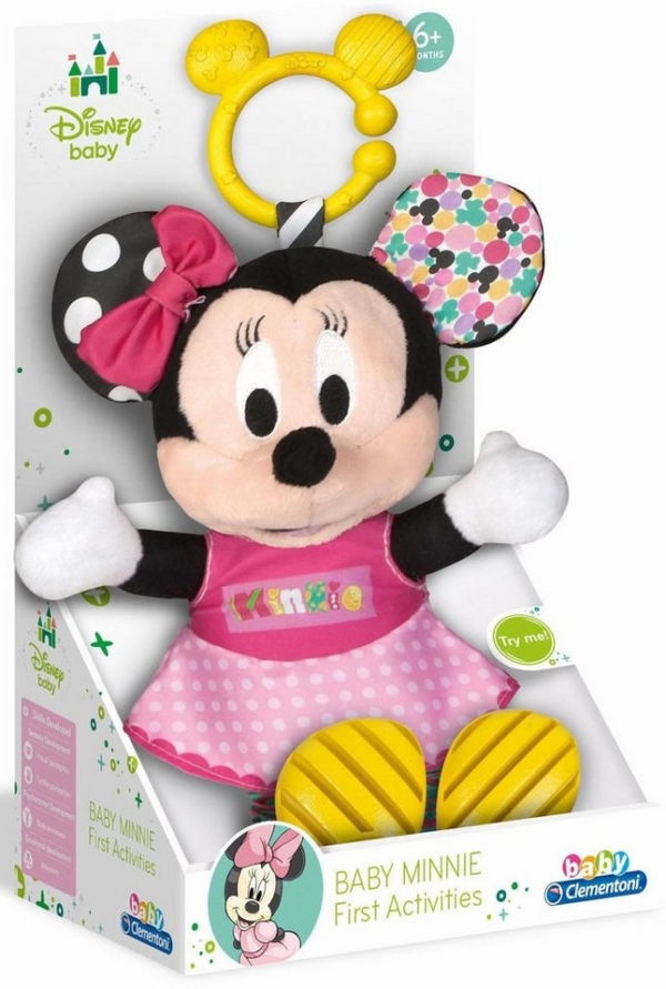 Clementoni® Plüschfigur »Baby Clementoni Disney Baby, Plüsch Minnie mit Beißring«