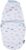 Clevamama Pucksack Neugeborene – Baumwollen Babyschlafsack – Blau