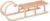 COLINT Hörnerschlitten 110 cm Holzschlitten Schlitten Holz Rodel Hörner HCL 40110
