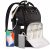 ComfyDegree Baby Wickelrucksack Wickeltasche, Multifunktionale Wasserdichte Babytasche für Mama und Papa, Oxford Windelrucksack mit…