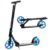 COSTWAY Cityroller »Kickscooter«, klappbar, höhenverstellbar, 100kg Tragkraft, mit 2 LED Rädern