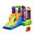 COSTWAY Hüpfburg »Rutsche Spielburg«, mit 450W Gebläse, für 3-10 Jahre Kinder, 350x212x195cm