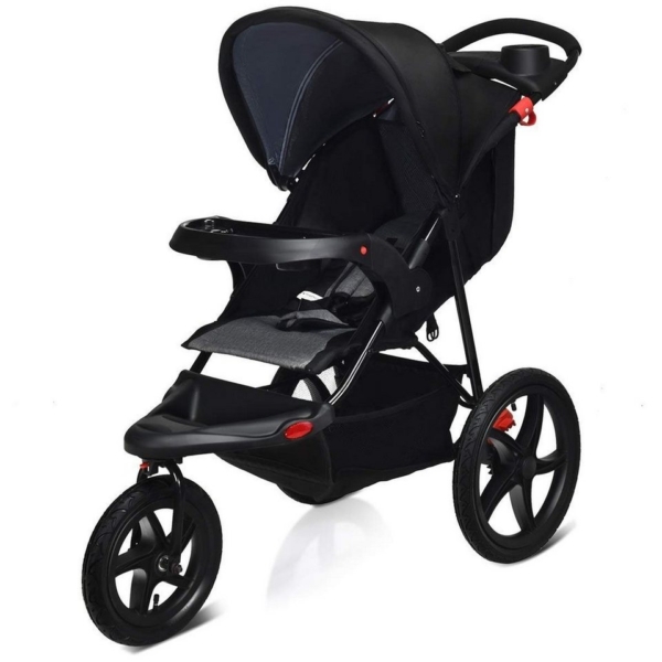 COSTWAY Kinder-Buggy »Jogger Buggy, Sitzbuggy, Babybuggy, Kinderwagen«, zusammenklappbar, mit Liegefunktion, für Baby ab Geburt bis 36 Monate